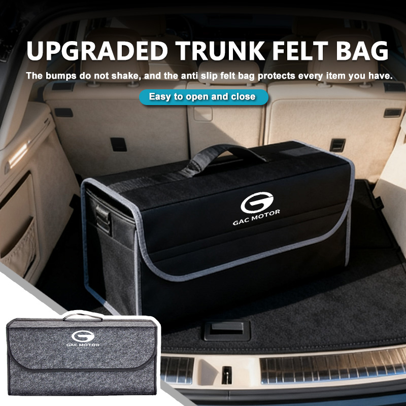 Car Trunk Organizer Foldable Storage Box - Organizador de Porta-Malas Dobrável em Feltro