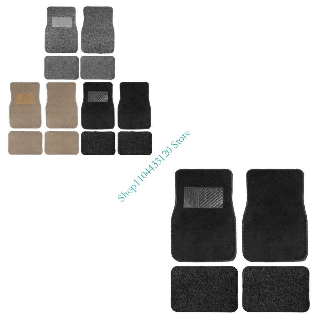 Car Floor Mats Universal Waterproof Leather - 0XXD 4 PCS Tapetes universais piso