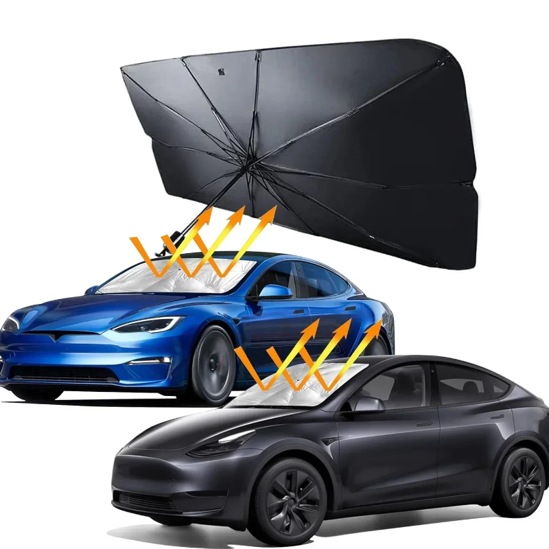 Car Sunshade Windshield Umbrella Foldable - Protetor Solar para Para-brisa de Carro,