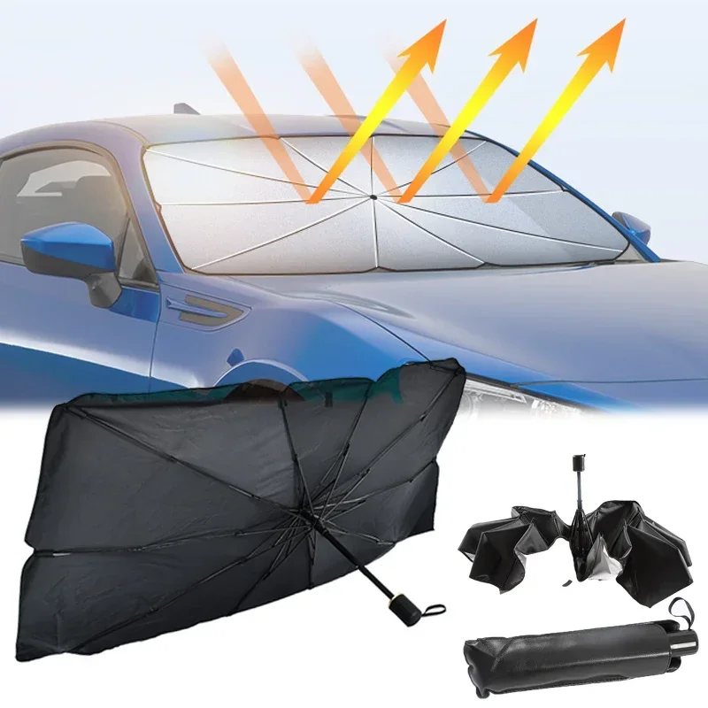 Car Sunshade Windshield Umbrella Foldable - Protetor Solar para Para-brisa de Carro,