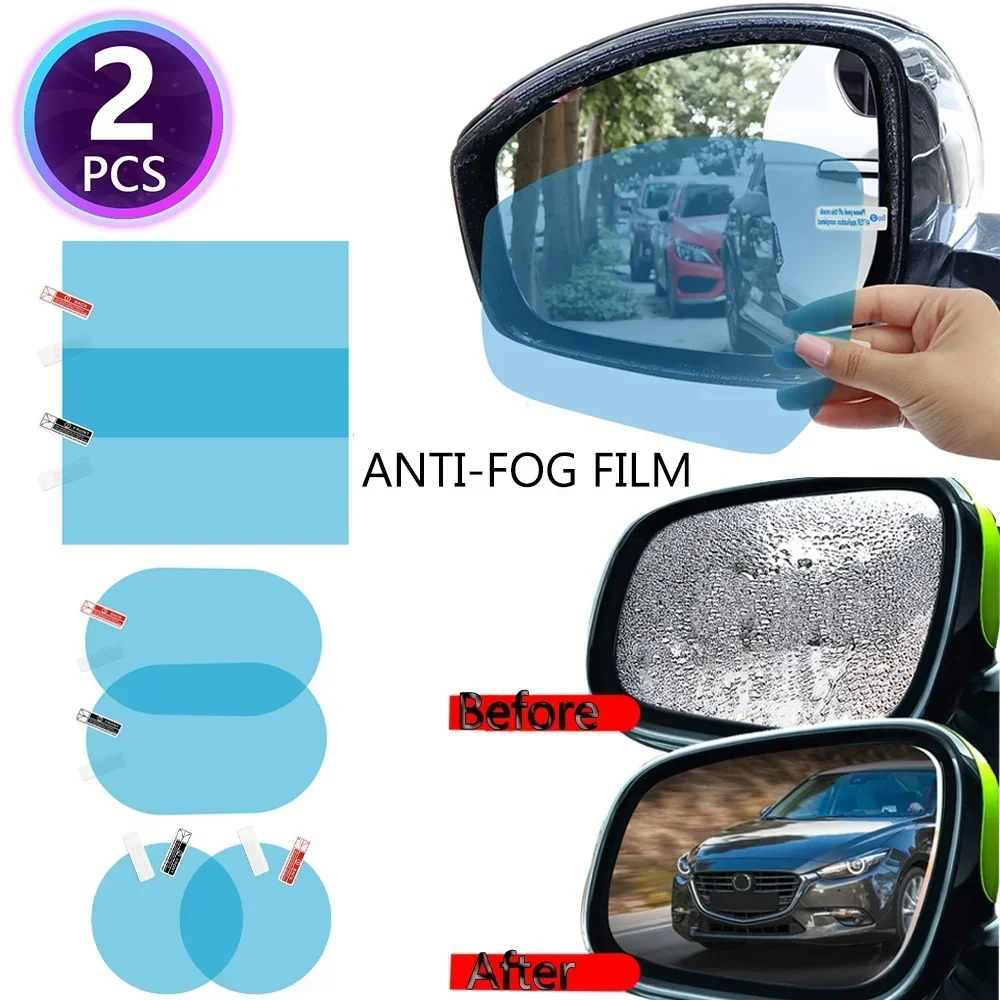 Anti Glare Car Rearview Mirror Film - Película Protetora para Retrovisor de Carro,