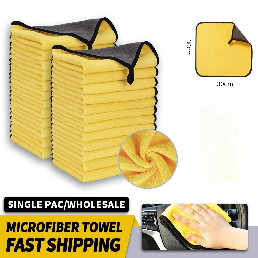 Microfiber Car Drying Towel Super Absorbent - Panos de Microfibra Dupla Face para
