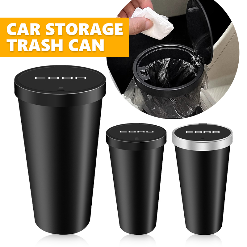 Waterproof Car Trash Can With Lid - Lixeira de Carro Mini Impermeável com