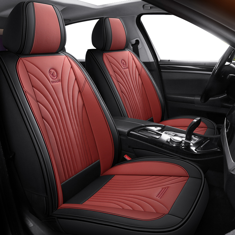 Leather Car Seat Covers Full Set Universal - Capa de assento do carro para