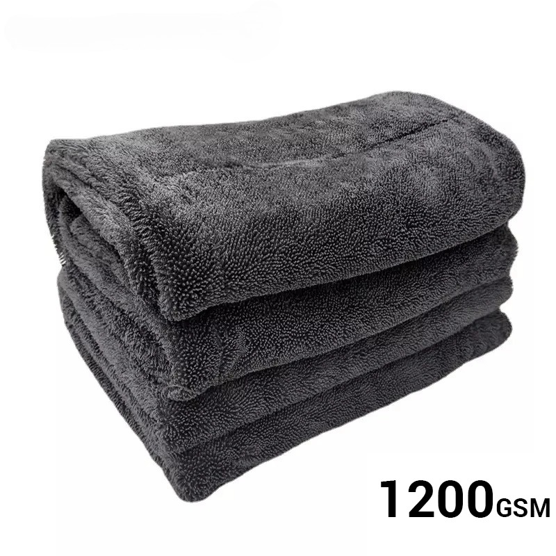 Microfiber Car Drying Towel Super Absorbent - Toalha de Lavagem de Carro 1200GSM