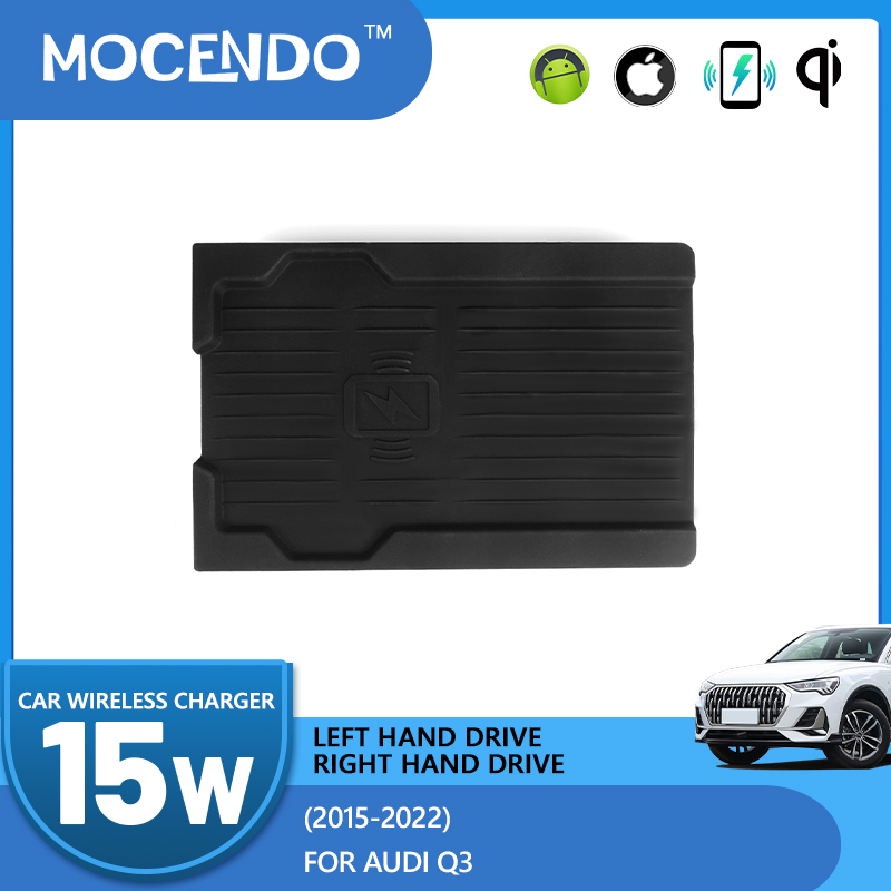 Wireless Car Charger Mount Fast Charging - Carregador Sem Fio para Carro 15W,