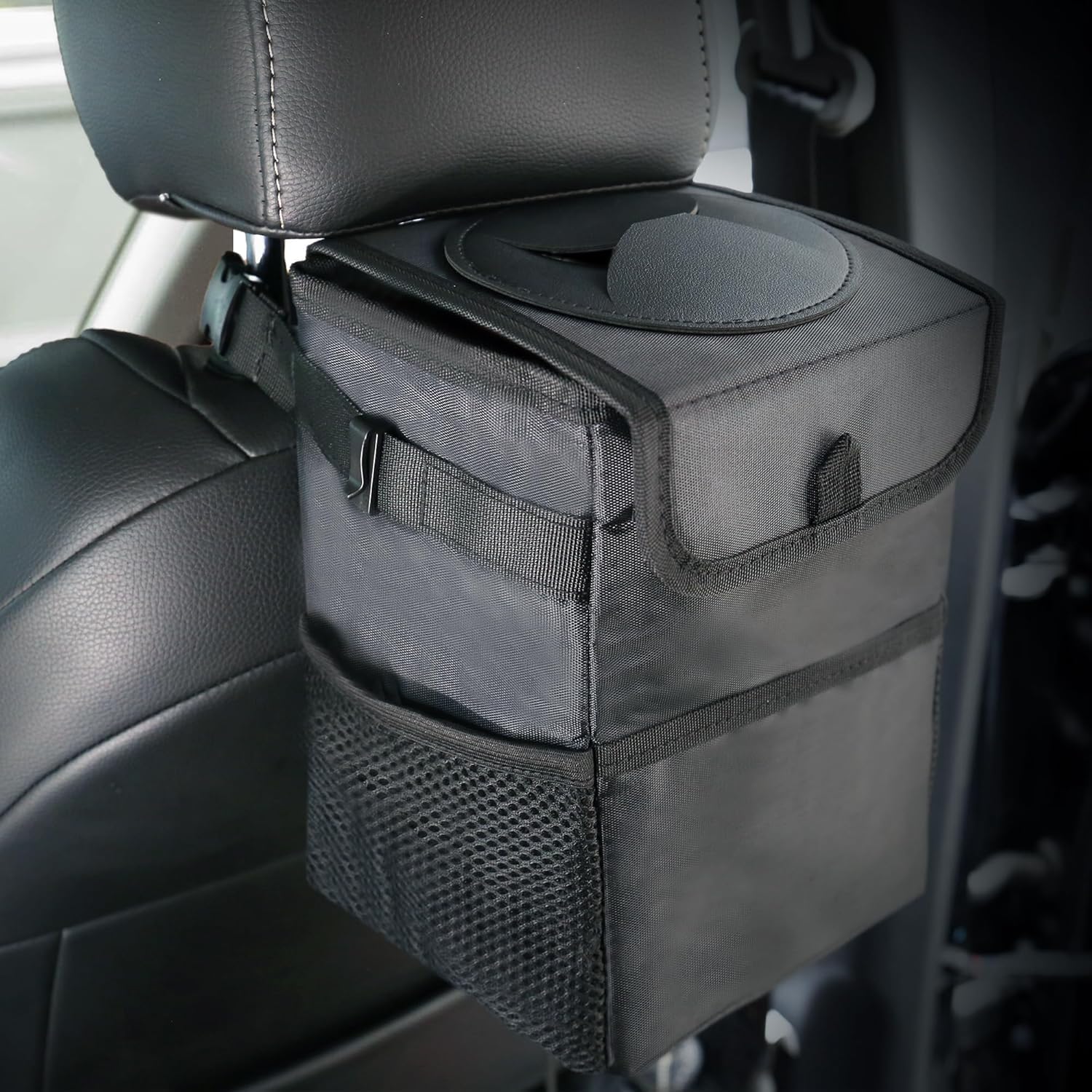 Waterproof Car Trash Can With Lid - Lixeira de carro 3 em 1
