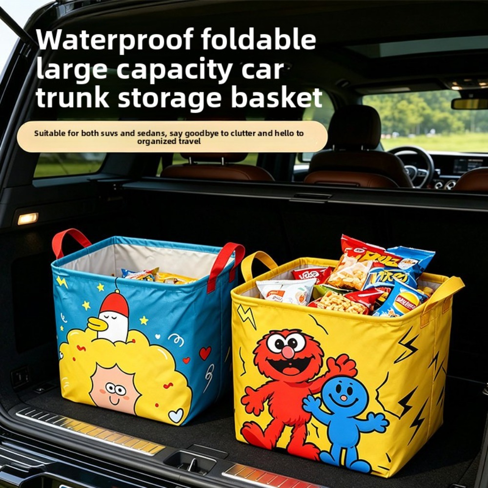 Car Trunk Organizer Foldable Storage Box - Caixa de Armazenamento Dobrável para Porta-Malas