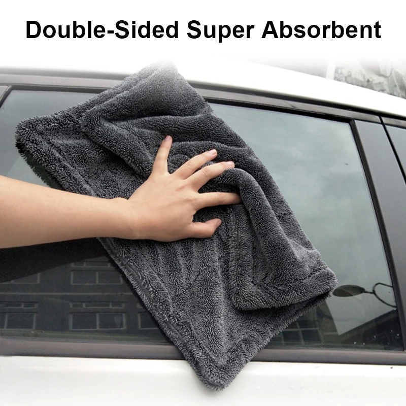 Microfiber Car Drying Towel Super Absorbent - 1-3 Peças Toalha de Microfibra Torcida