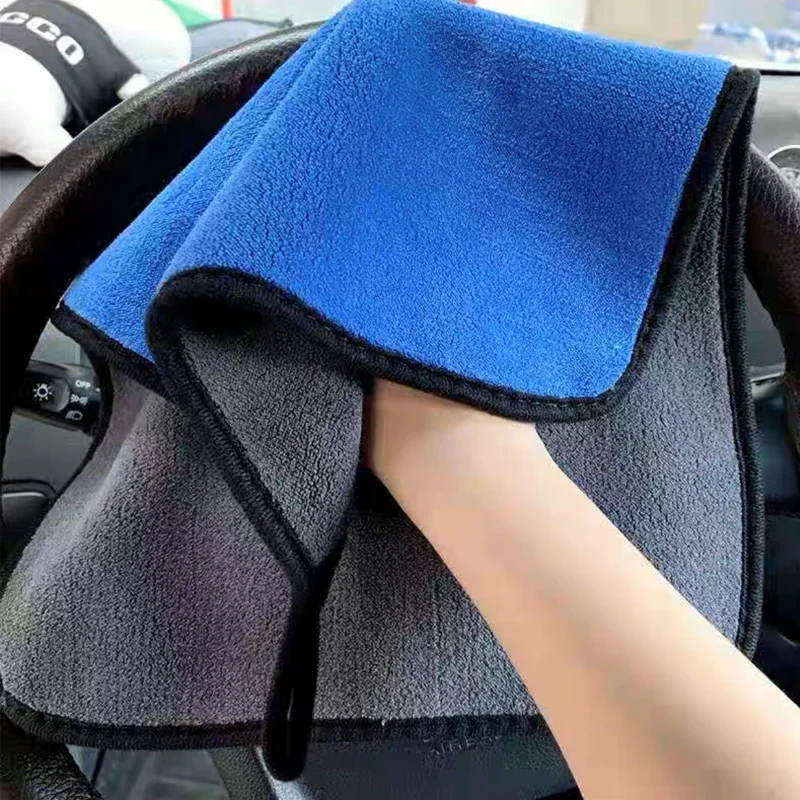 Microfiber Car Drying Towel Super Absorbent - Toalha de Lavagem Automotiva 1/5 Peças