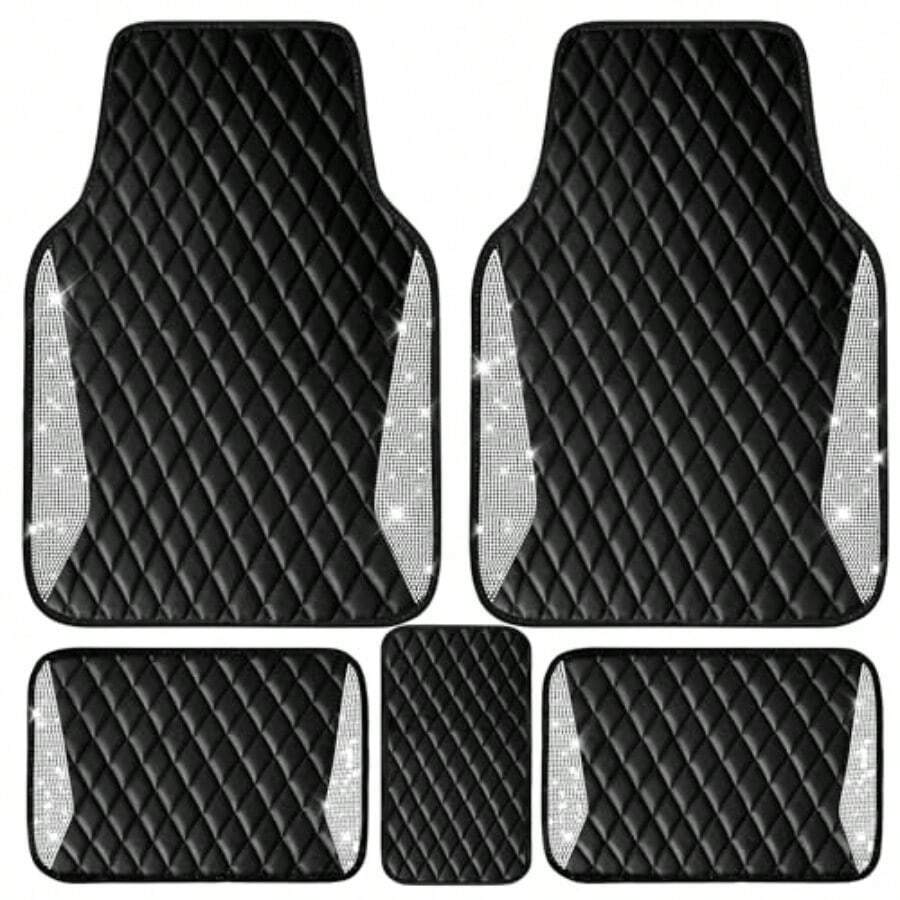 Car Floor Mats Universal Waterproof Leather - Tapetes de Carro em Couro com