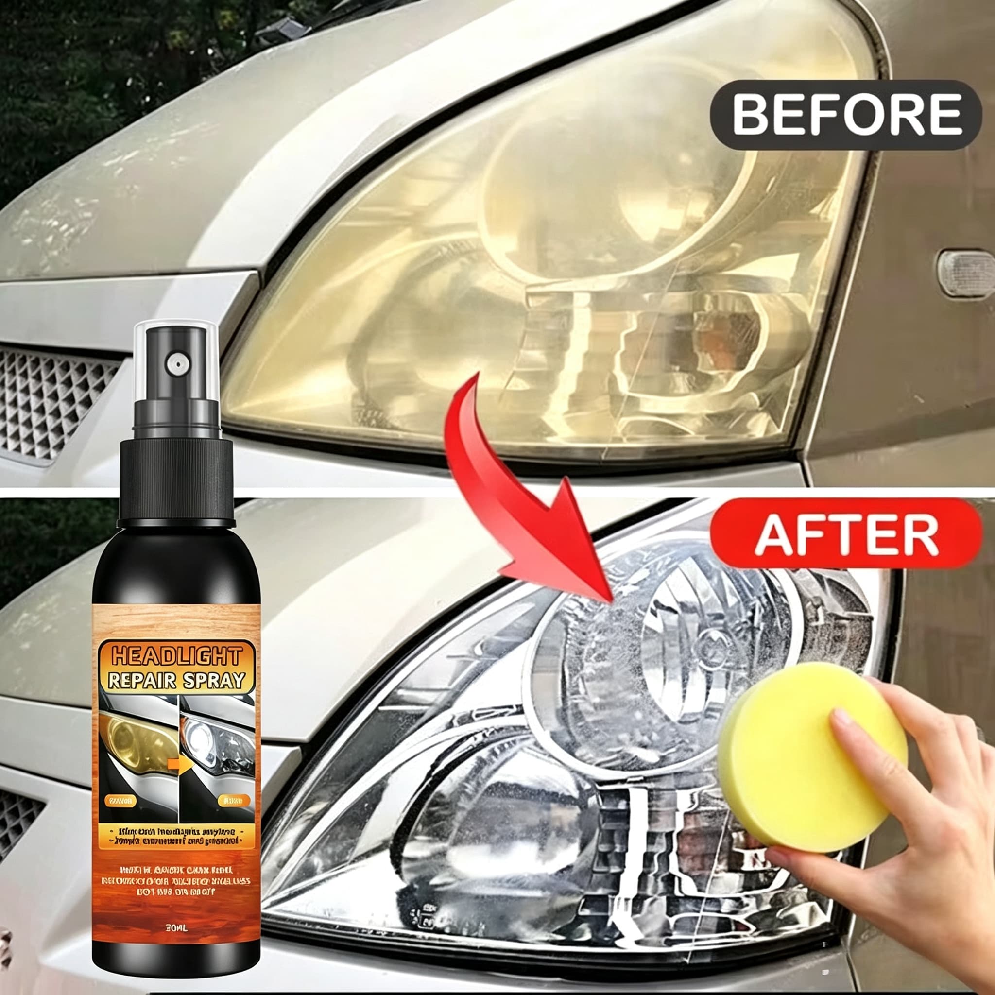 Car Scratch Repair Polishing Wax Paste - Kit de Restauração e Polimento de