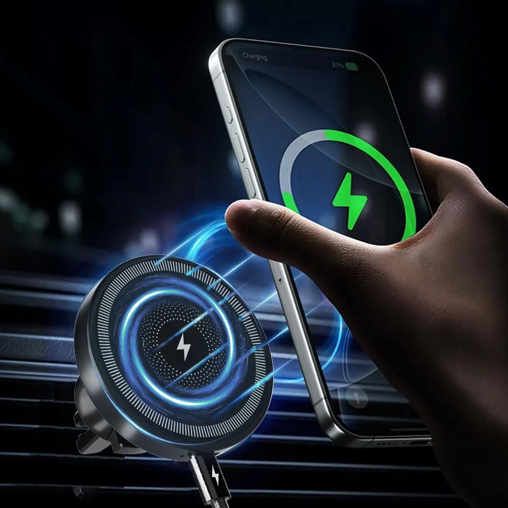 Carregador Magnético Sem Fio p - Wireless Car Charger Mount Fast Charging avaliação e preço
