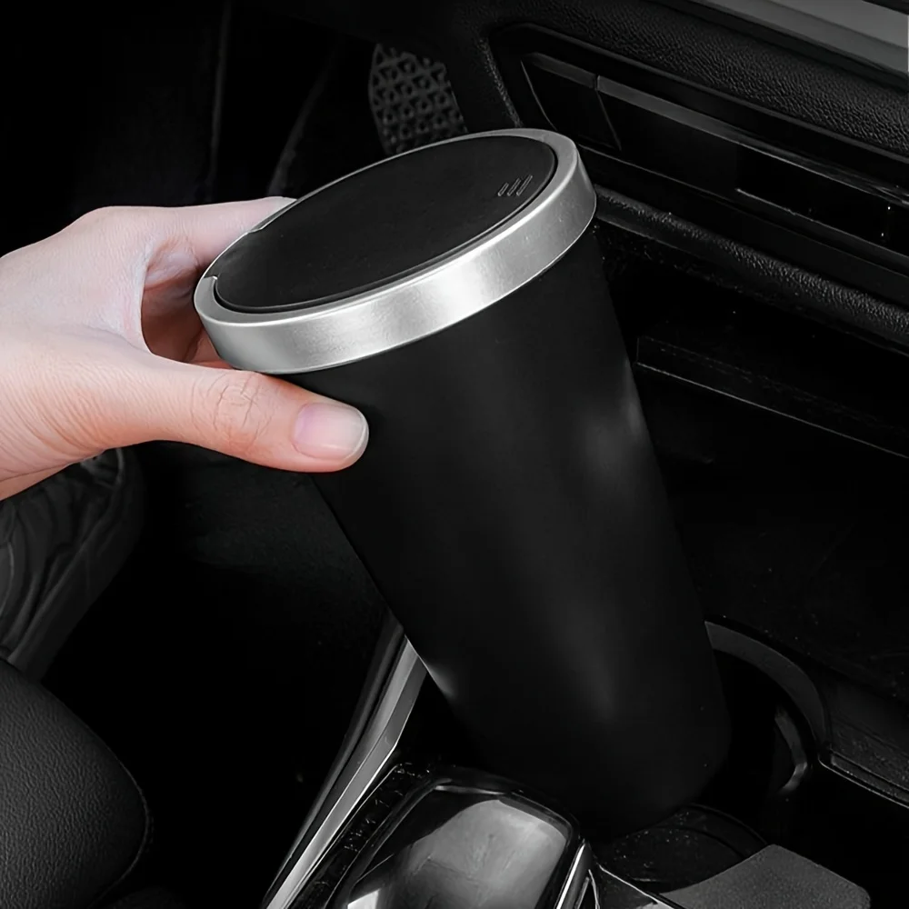 Para suporte de copo de armaze - Waterproof Car Trash Can With Lid avaliação e preço