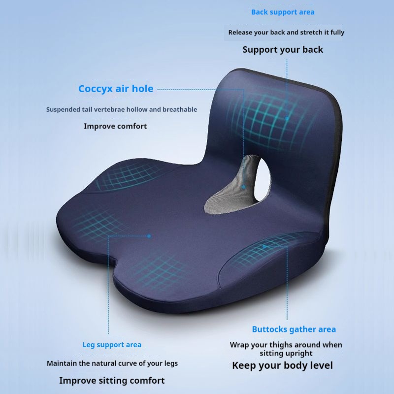 Almofada de assento principal  - Memory Foam Car Neck Pillow Lumbar Support avaliação e preço