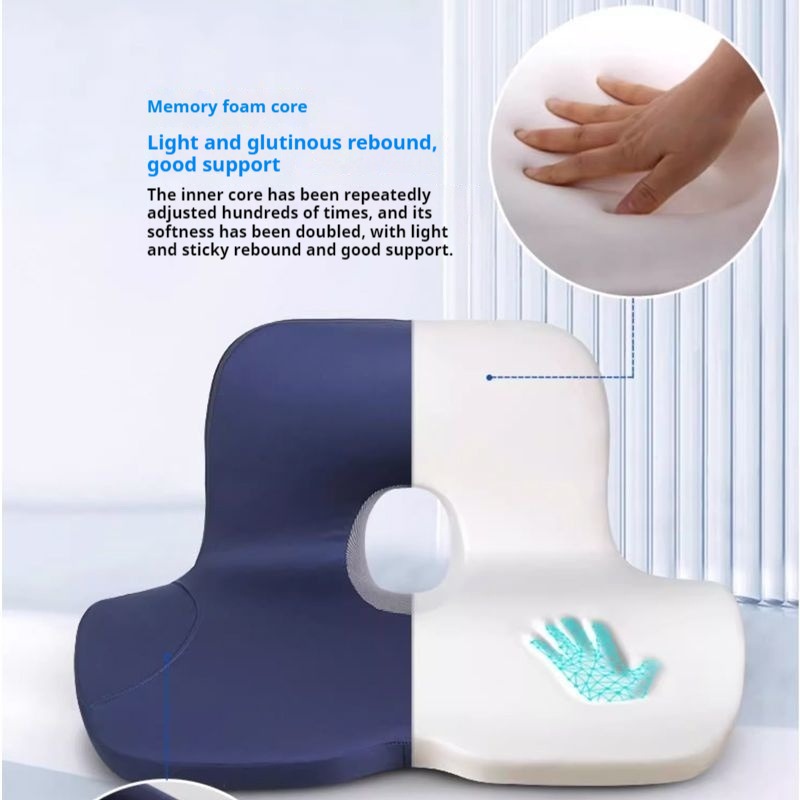 Almofada de assento principal  - Memory Foam Car Neck Pillow Lumbar Support avaliação e preço