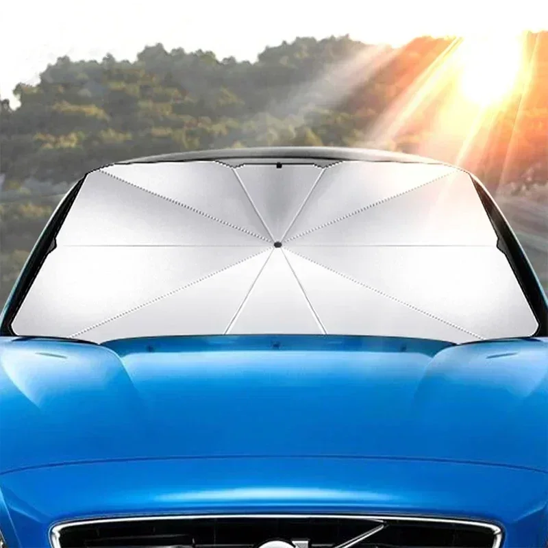 Protetor Solar para Para-brisa - Car Sunshade Windshield Umbrella Foldable avaliação e preço