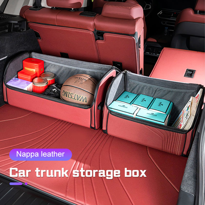 Caixa organizadora de porta-ma - Car Trunk Organizer Foldable Storage Box avaliação e preço