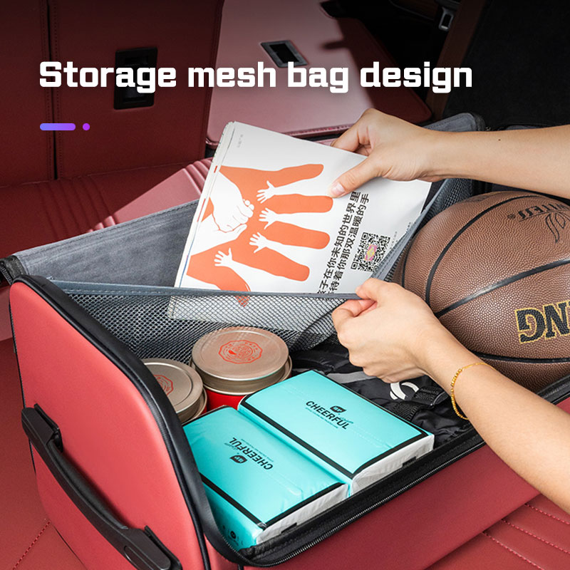 Caixa organizadora de porta-ma - Car Trunk Organizer Foldable Storage Box avaliação e preço