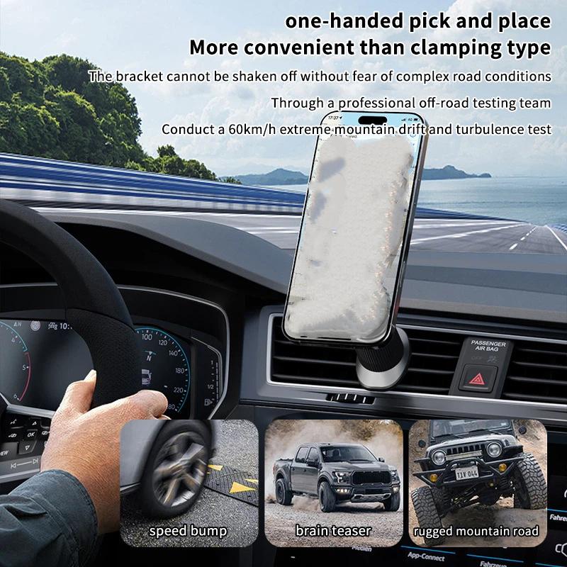 Suporte magnético para telefon - Magnetic Phone Holder For Car Vent avaliação e preço