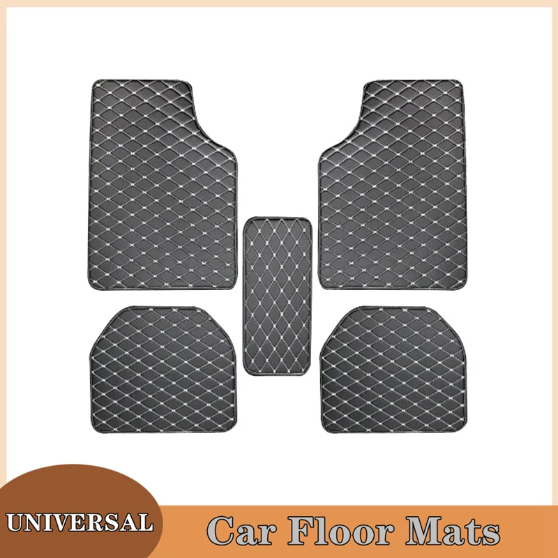 Tapetes de Carro 5 Peças Unive - Car Floor Mats Universal Waterproof Leather avaliação e preço
