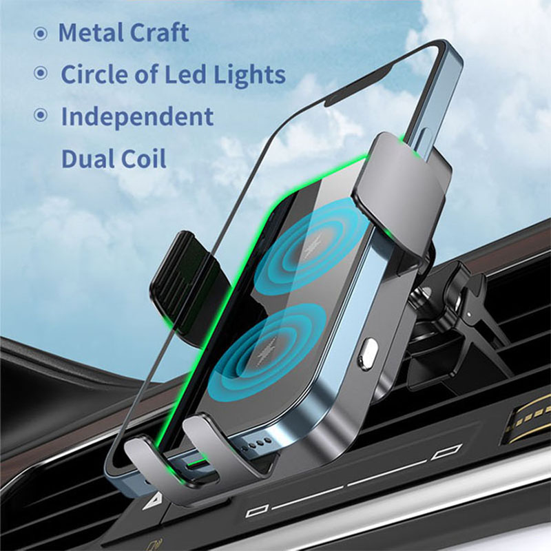 Carregador sem fio Qi2 para ca - Magnetic Phone Holder For Car Vent avaliação e preço