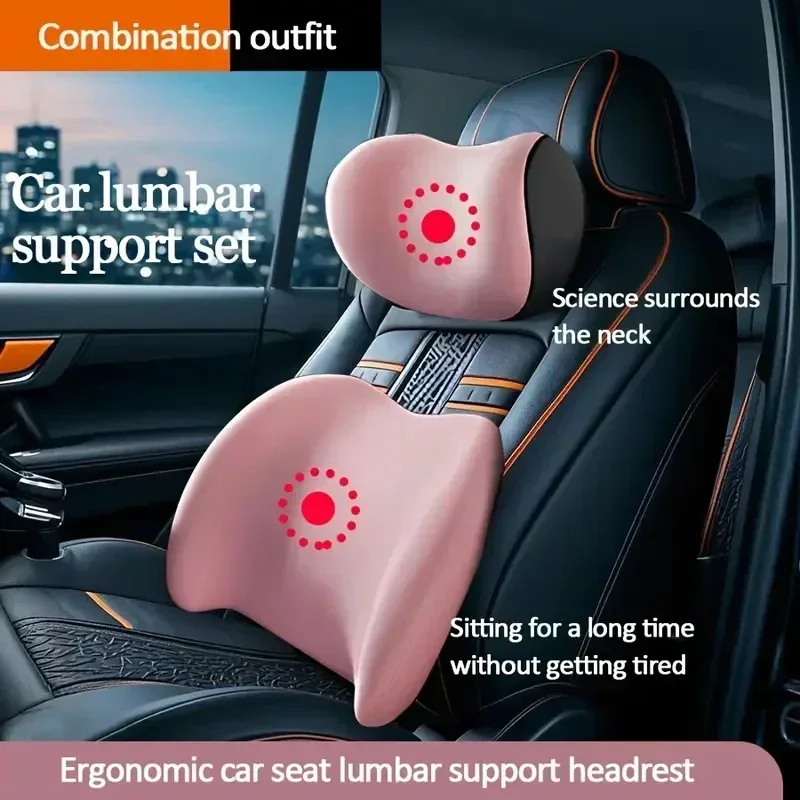 Almofada Universal para Apoio  - Memory Foam Car Neck Pillow Lumbar Support avaliação e preço