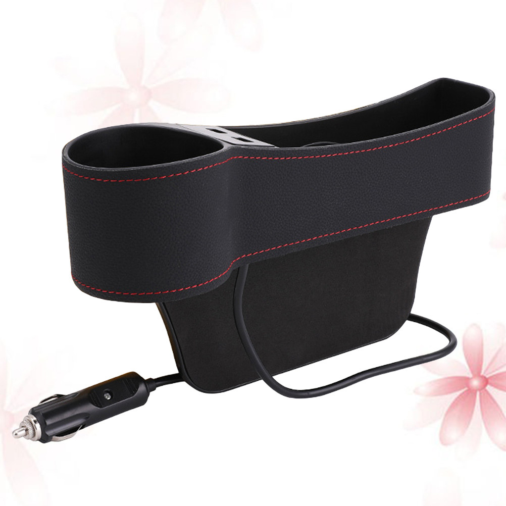 Caixa Organizadora para Espaço - Seat Gap Filler Organizer With Usb Charger avaliação e preço