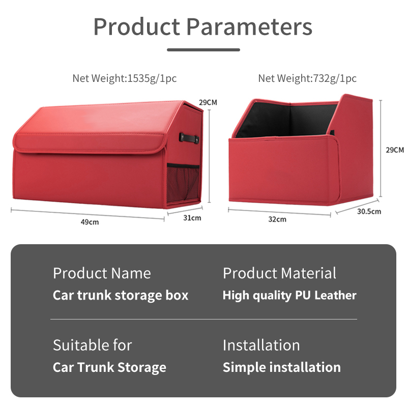 Para porsche cayenne macan pan - Car Trunk Organizer Foldable Storage Box avaliação e preço