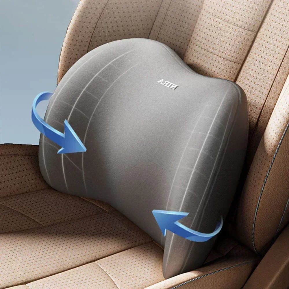 Almofada de Pescoço para Carro - Memory Foam Car Neck Pillow Lumbar Support avaliação e preço