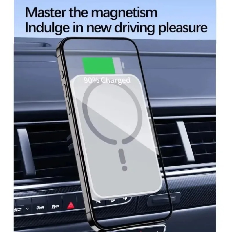 Carregador Magnético Sem Fio p - Magnetic Phone Holder For Car Vent avaliação e preço