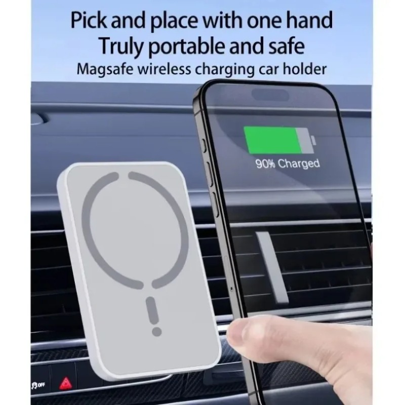 Carregador Magnético Sem Fio p - Magnetic Phone Holder For Car Vent avaliação e preço