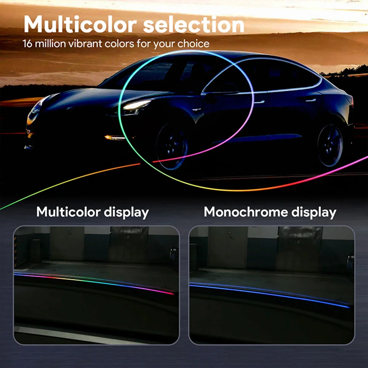 140/150cm led luz ambiente do  - Led Ambient Interior Car Lights App Control avaliação e preço