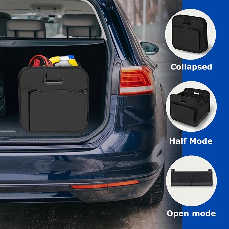 Caixa de Armazenamento Portáti - Car Trunk Organizer Foldable Storage Box avaliação e preço