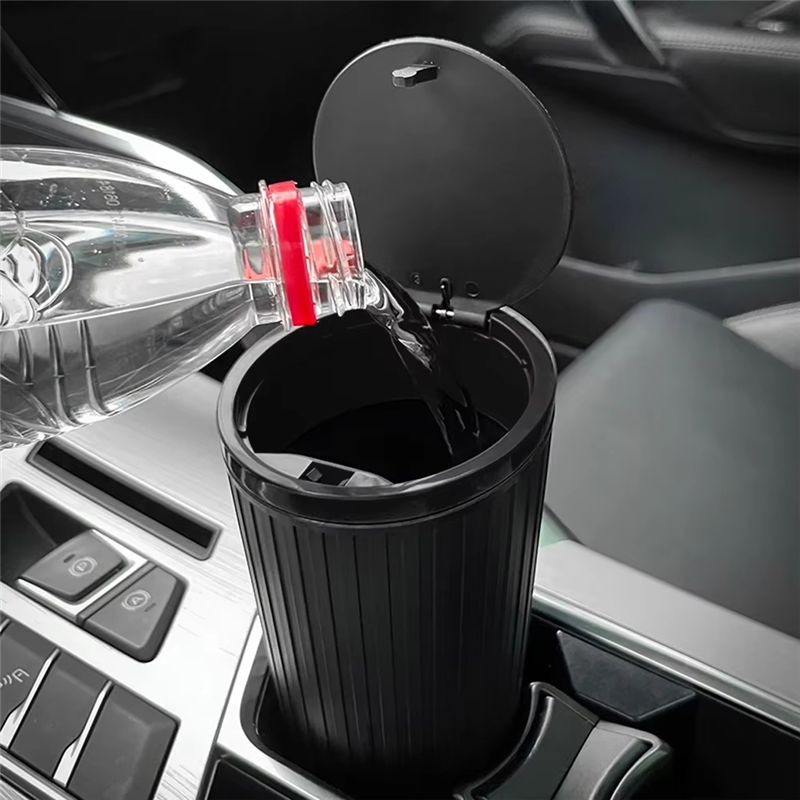 Lixeira para carro tipo A60E c - Waterproof Car Trash Can With Lid avaliação e preço