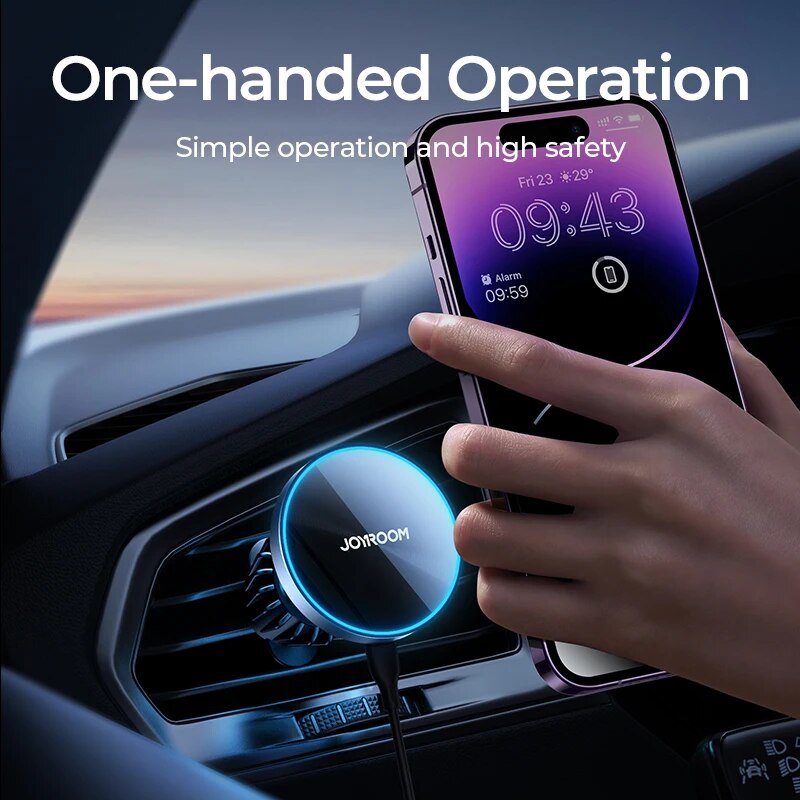 Joyroom magnético suporte do t - Wireless Car Charger Mount Fast Charging avaliação e preço