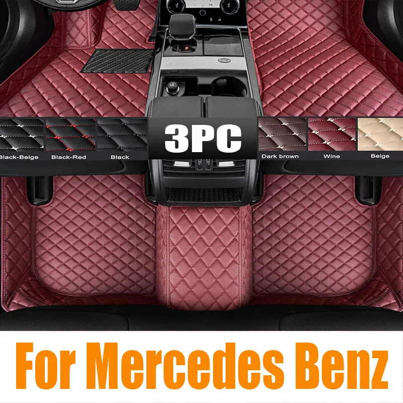 Original carro tpe tapetes par - Car Floor Mats Universal Waterproof Leather avaliação e preço