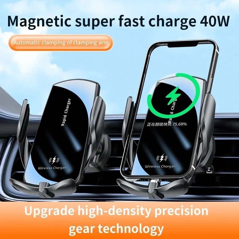 VIKEFON-carregador de carro se - Wireless Car Charger Mount Fast Charging avaliação e preço