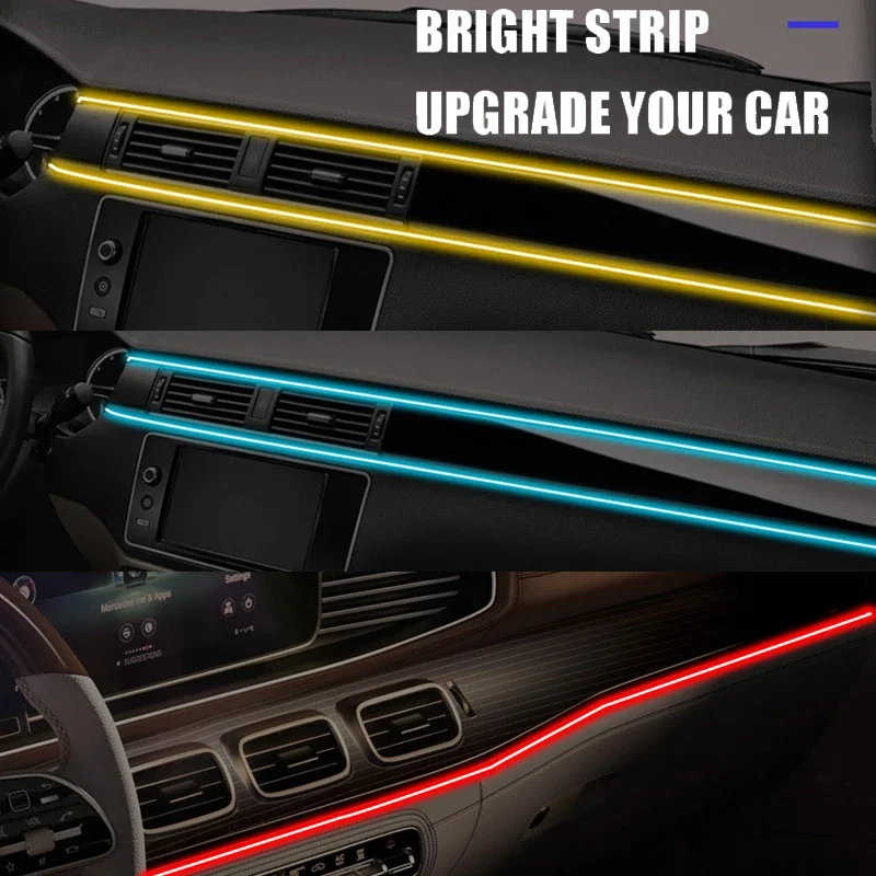 Faixa de luz LED ambiente inte - Led Ambient Interior Car Lights App Control avaliação e preço
