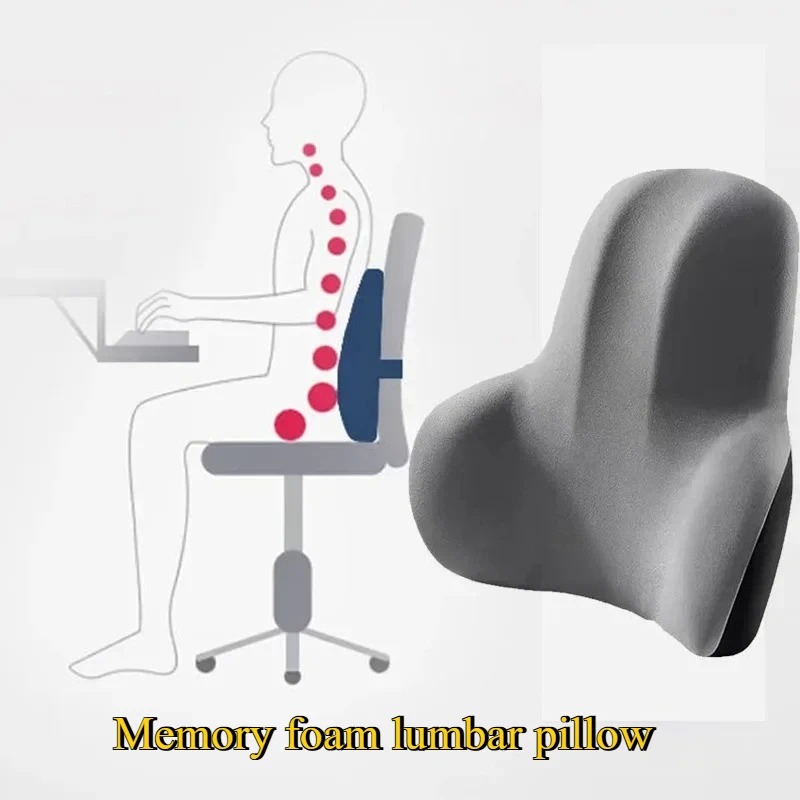Almofada Lombar Ortopédica de  - Memory Foam Car Neck Pillow Lumbar Support avaliação e preço