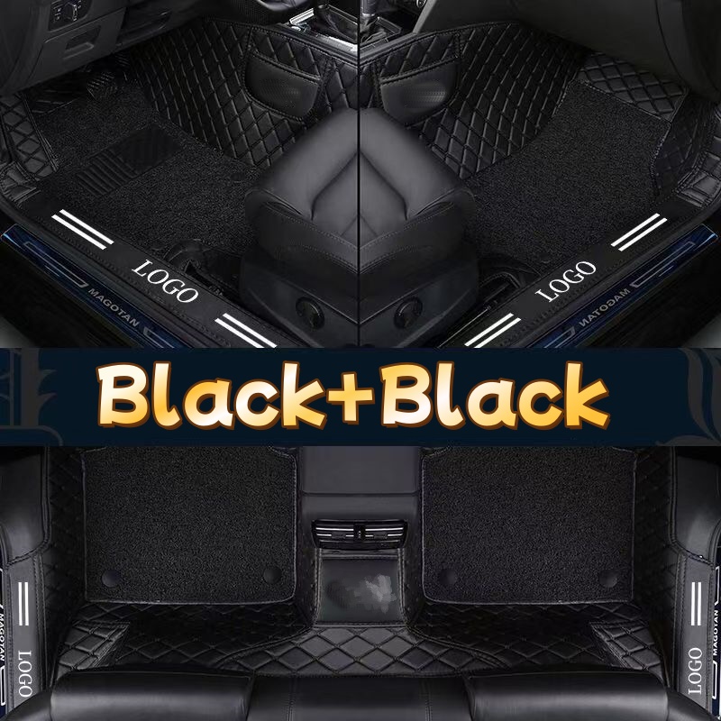 Tapetes de Carro de Luxo em Co - Car Floor Mats Universal Waterproof Leather avaliação e preço
