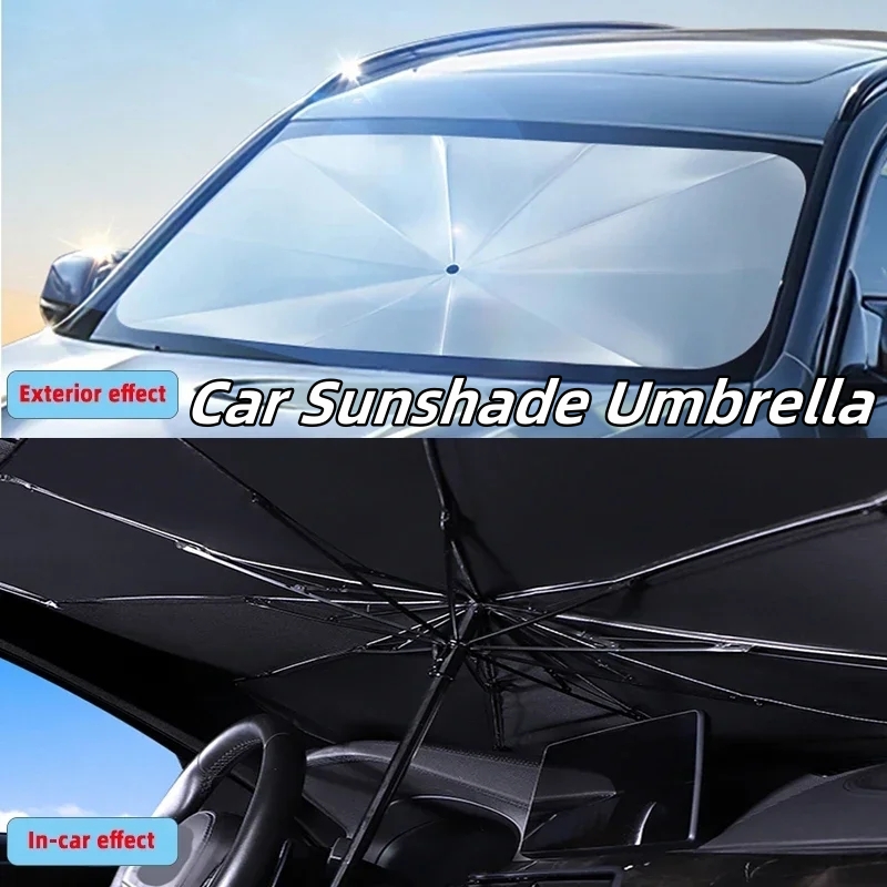 Sombrinha para Para-brisa de C - Car Sunshade Windshield Umbrella Foldable avaliação e preço
