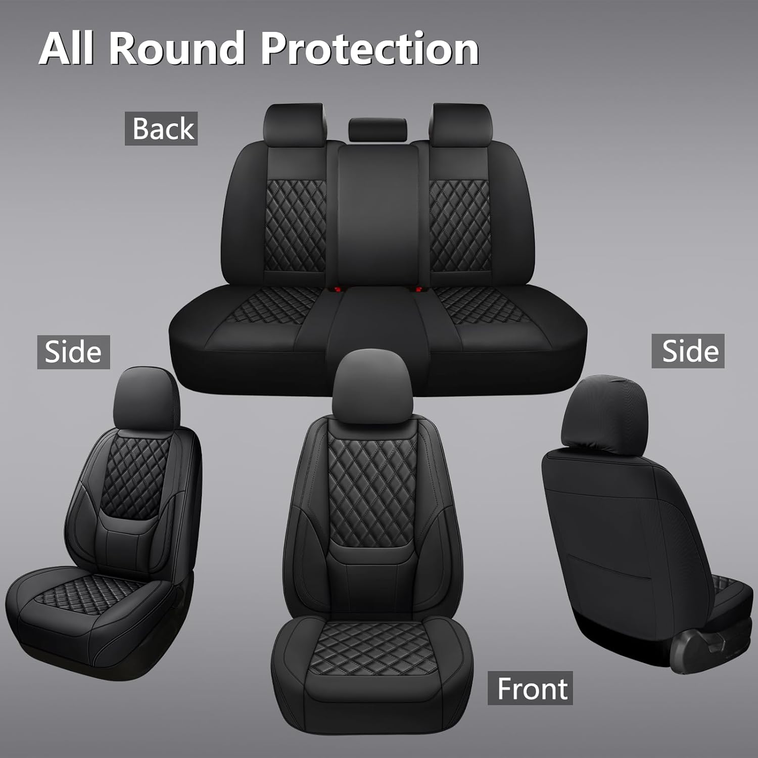 Conjunto Completo de Capas de  - Leather Car Seat Covers Full Set Universal avaliação e preço