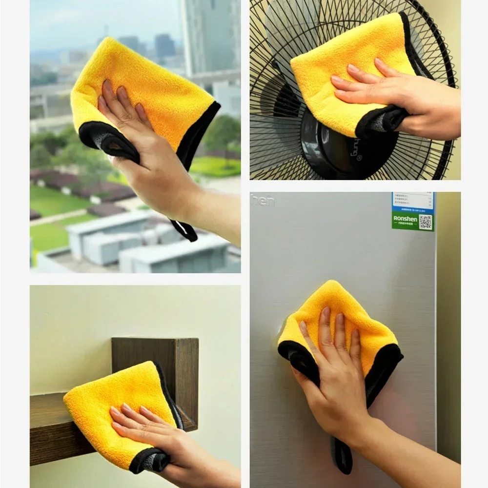 Panos de Microfibra Dupla Face - Microfiber Car Drying Towel Super Absorbent avaliação e preço