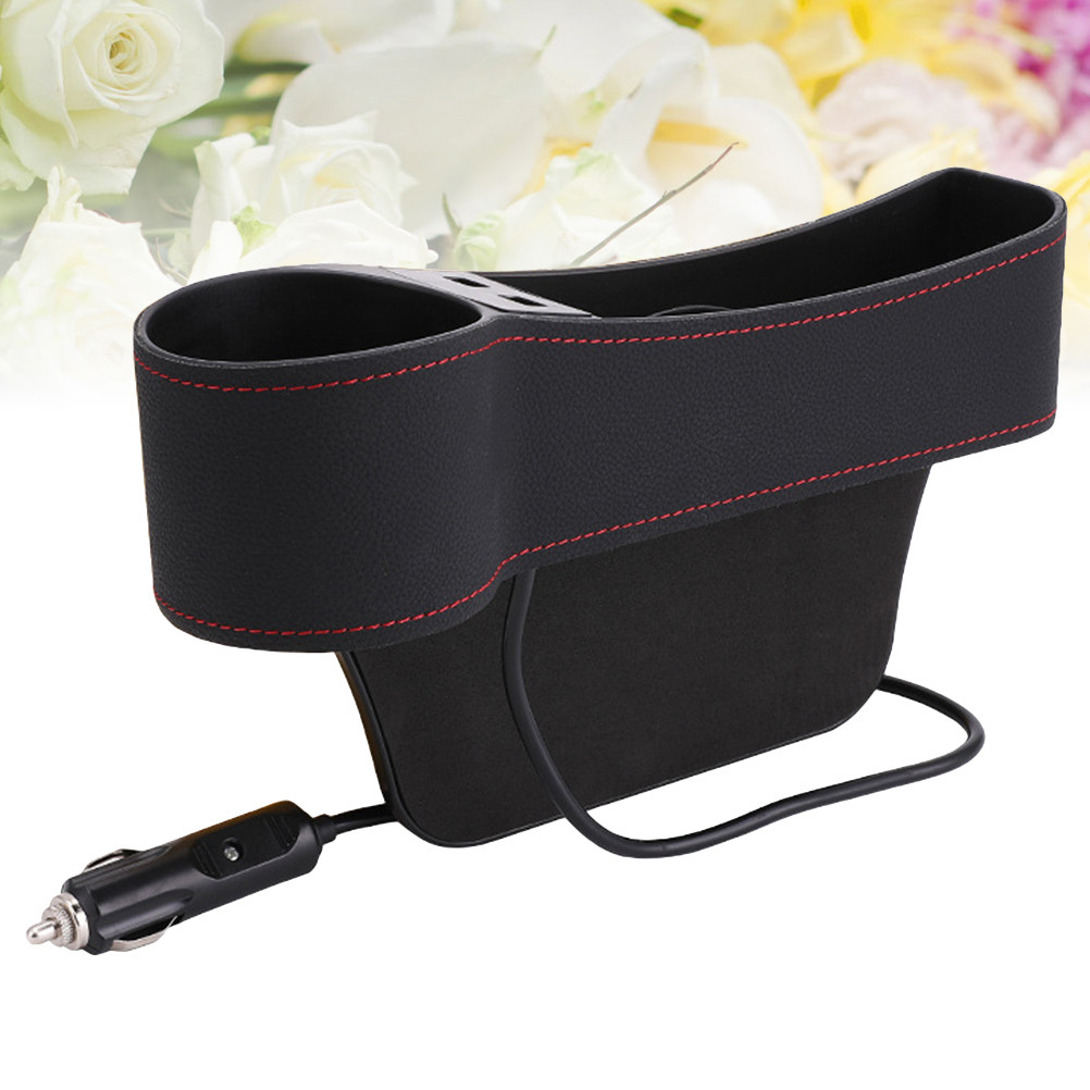 Caixa de Armazenamento para Es - Seat Gap Filler Organizer With Usb Charger avaliação e preço