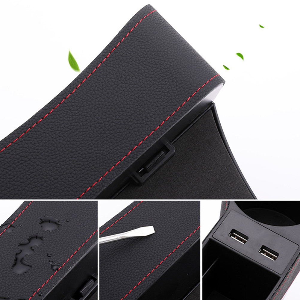 Caixa de Armazenamento para Es - Seat Gap Filler Organizer With Usb Charger avaliação e preço