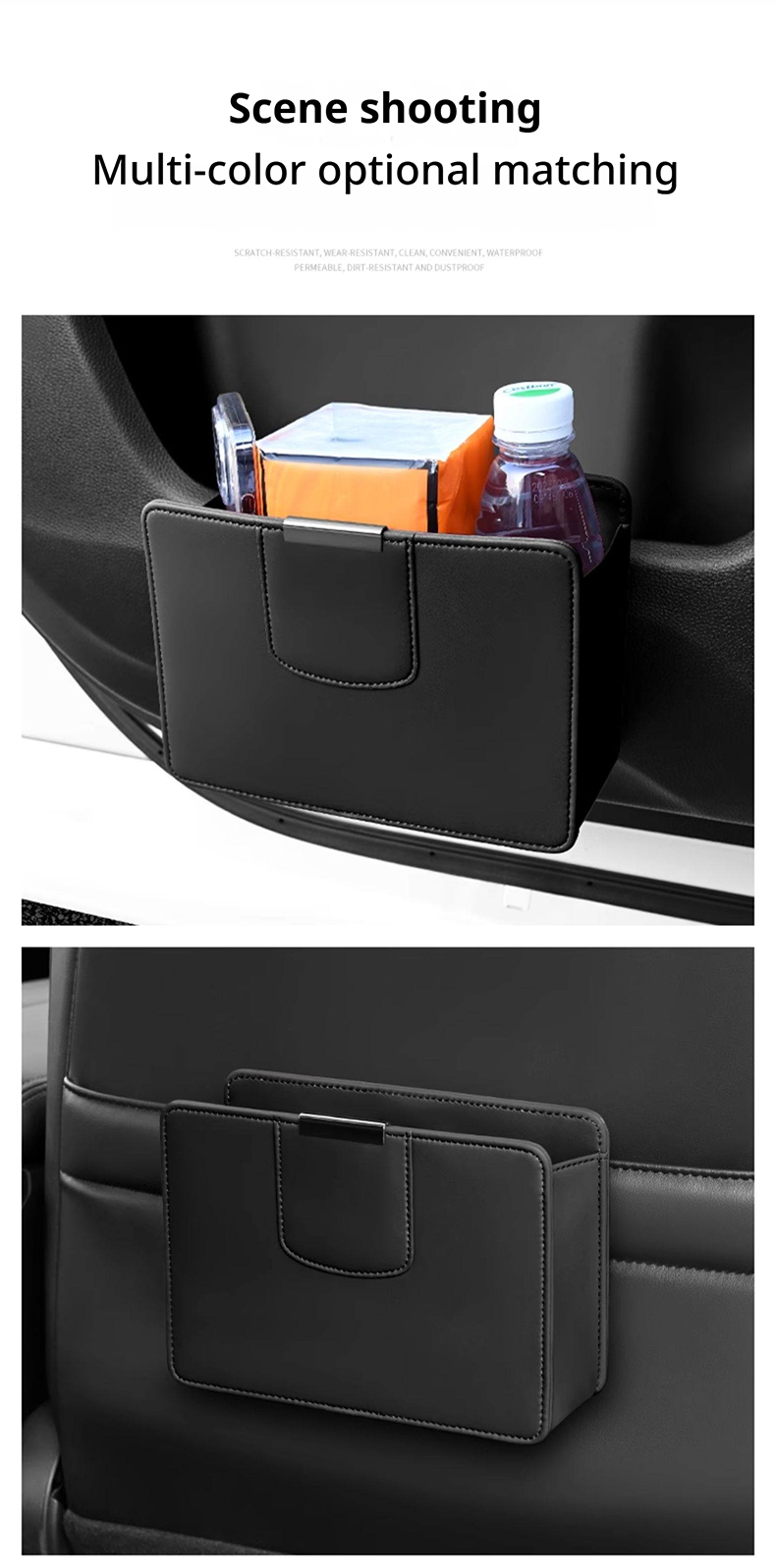 Lixeira de Carro Suspensa, Bol - Waterproof Car Trash Can With Lid avaliação e preço