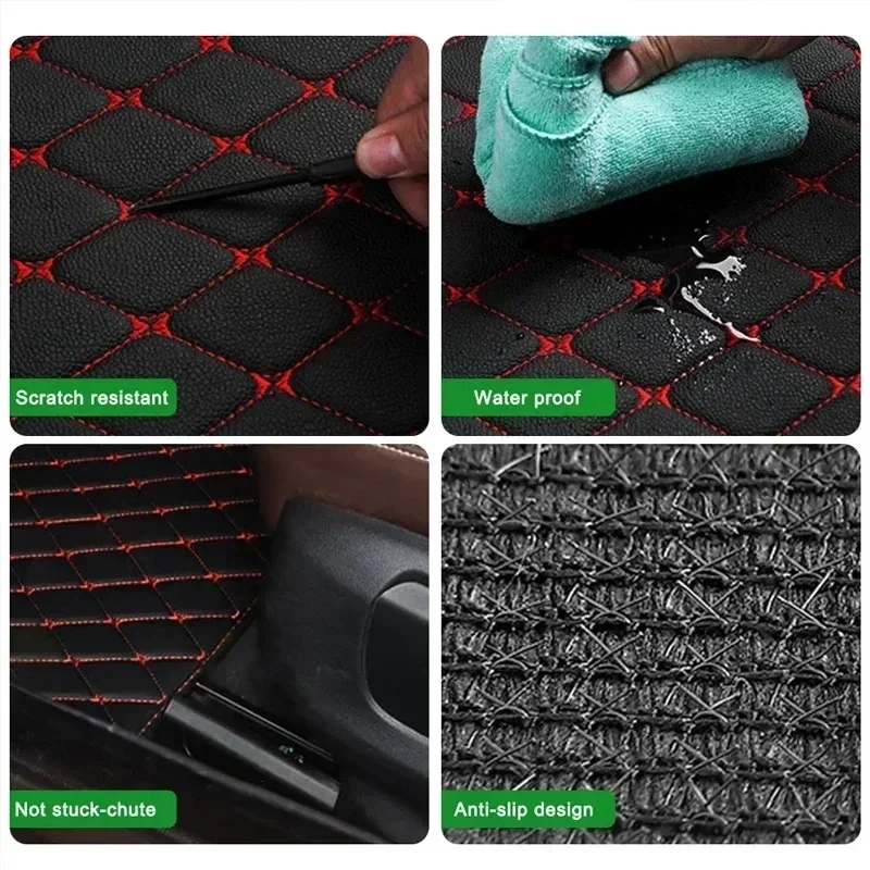 Tapetes de Carro 4PCS Universa - Car Floor Mats Universal Waterproof Leather avaliação e preço