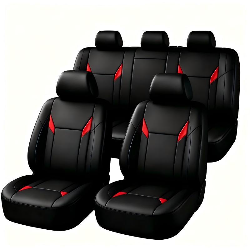 Capas de Assento de Carro em C - Leather Car Seat Covers Full Set Universal avaliação e preço
