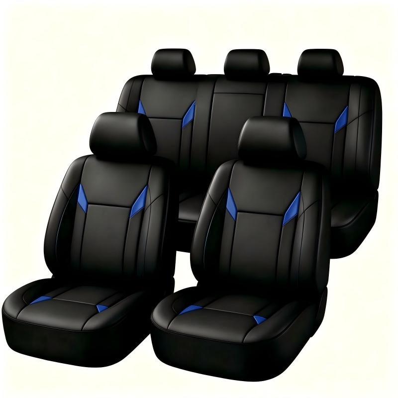 Capas de Assento de Carro em C - Leather Car Seat Covers Full Set Universal avaliação e preço
